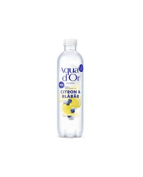 Bild zum Produkt Aqua D´or Citron Blåbär 500ml Wasser m. Kohlensäure Zitrone Heidelbeer inkl. 0,25€ DPG Pfand