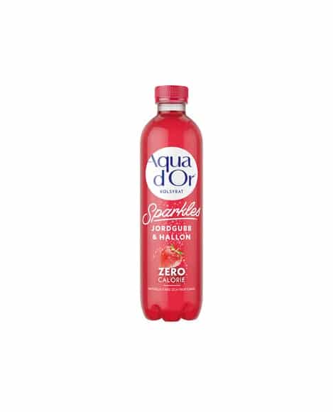 Bild zum Produkt Aqua D´or Jordgubb Hallon Zero Sugar 500ml Erdbeer Himbeer Erfrischungsgetränk inkl. 0,25€ DPG Pfand