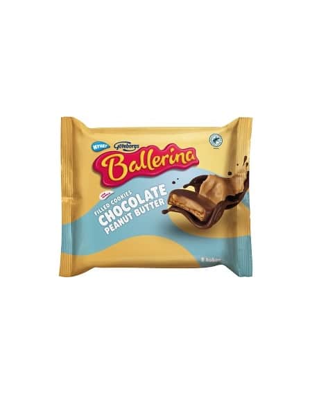 Ballerina Filled Cookies Chocolate Peanut Butter 128g gefüllte Cookies