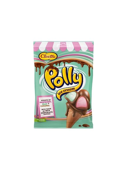 Cloetta Polly Ice Cream 150g Schokoladenkonfekt mit Schaumfüllung