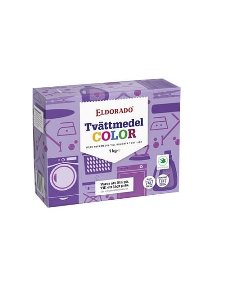 Eldorado Color Tvättmedel Pulver 1kg Waschmittel Waschpulver