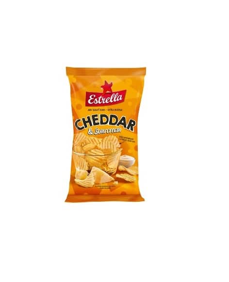 Estrella Cheddar & Sourcream Chips 275g Käse Chips