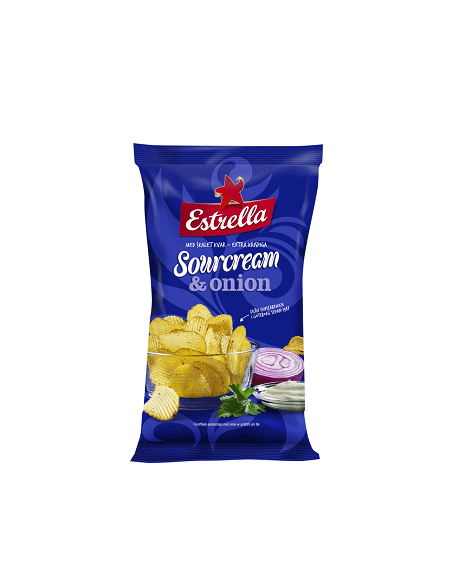 Estrella Chips Sourcream & Onion 275g