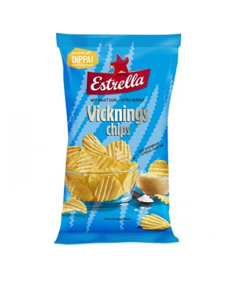 Estrella Vickningschips 275g Chips leicht gesalzen