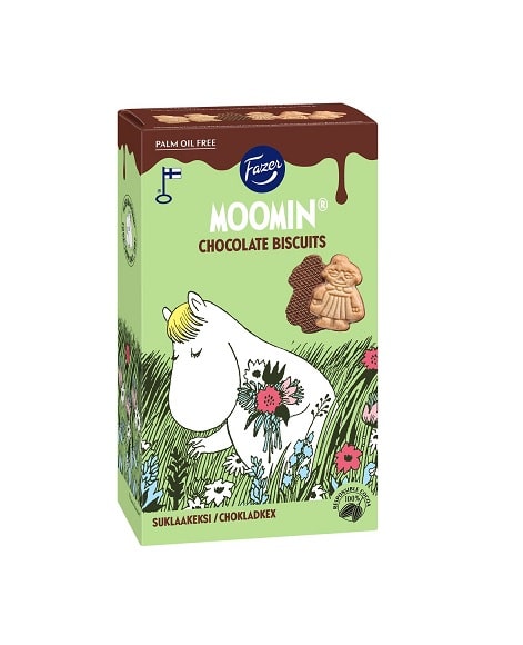 Fazer Moomin Chocolate Biscuits 175g Kekse mit Schokolade