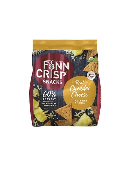 Finn Crisp Rye Snacks Cheddar Cheese 150g Käse Chips