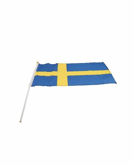 Flagge Sverigeflagga På Pinne 30x45cm Schweden