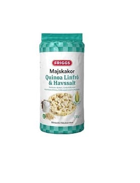 Bild zum Produkt Friggs Majskakor Quinoa & Linfrö 130g Maiswaffel Quinoa & Leinsamen Glutenfrei