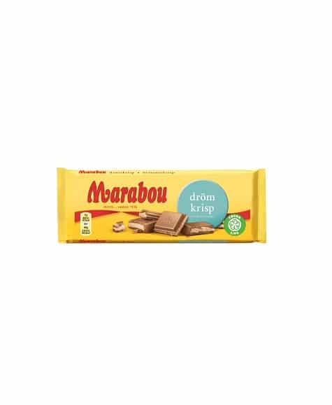 Bild zum Produkt Marabou Dröm krisp 100g Schokolade Haselnussnougat Crisp