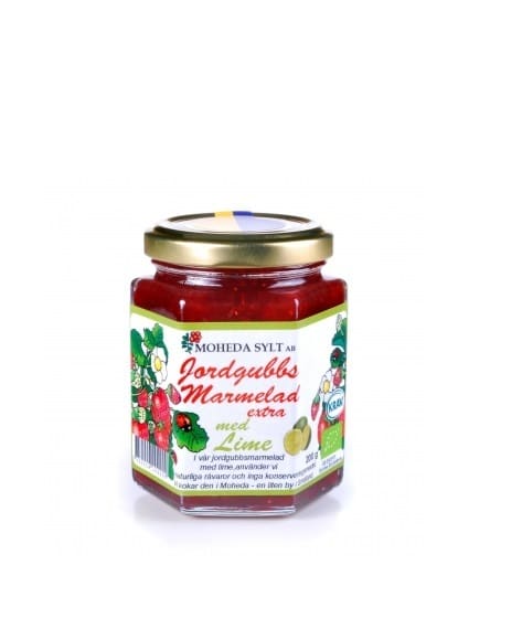 Bild zum Produkt Moheda Erdbeer Konfitüre mit Limette 200g