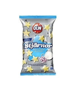 Bild zum Produkt OLW Stjärnor Sourcream & Onion 100g Chips Sterne
