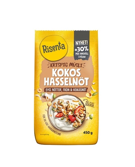 Bild zum Produkt Risenta Müsli Kokos & Hasselnöt 450g Kokos & Haselnuss