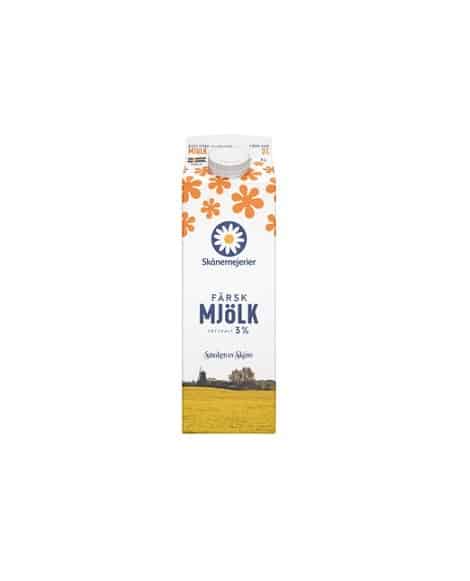 Skånemejerier Standardmjölk 3% 1l Milch